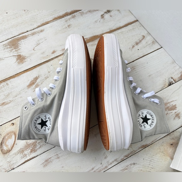 CONVERSE Women's Chuck Taylor All Star Move Hi Platform Sneakers sage 7.5 NWOT - Picture 6 of 16